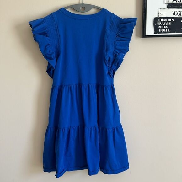 Like New English Factory Women's Knit Ruffled Mini Dress - Picture 7 of 7